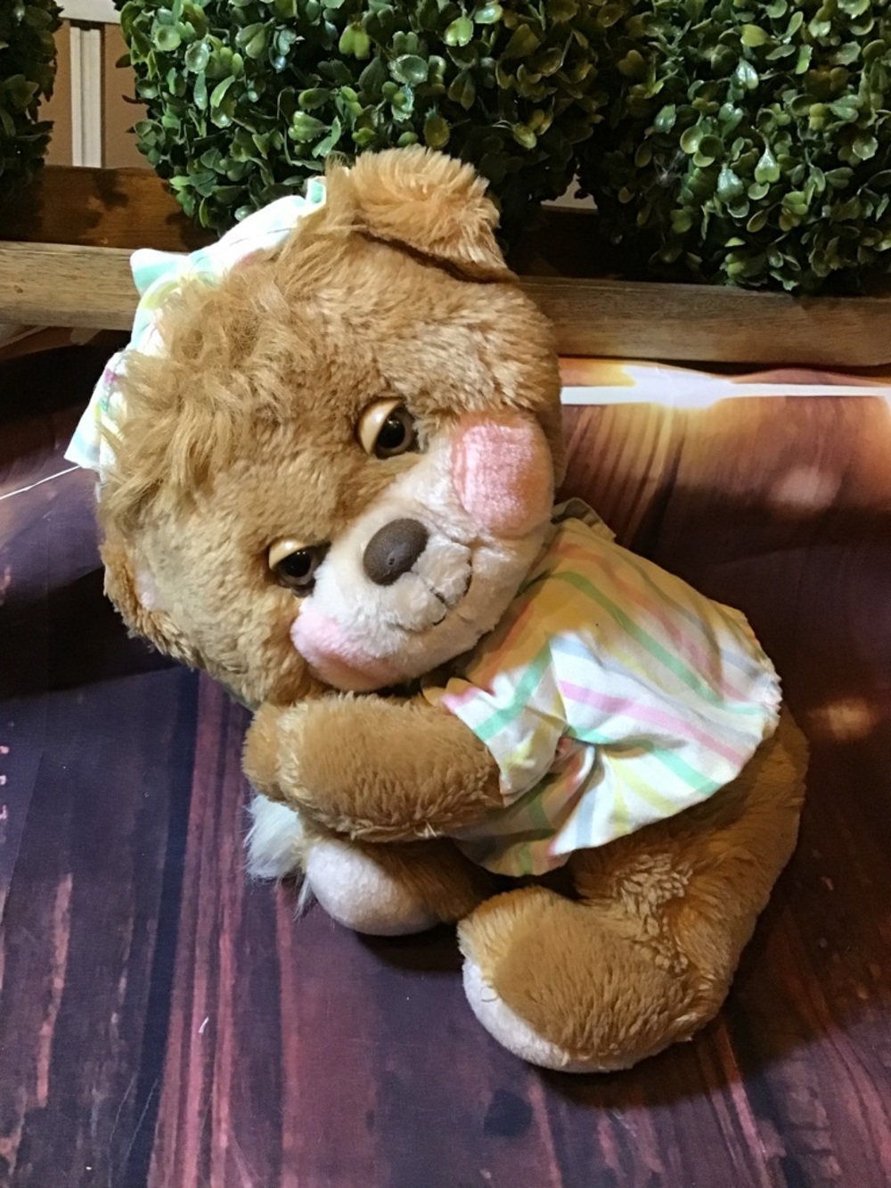 Vintage 1985 fisher-price teddy beddy bear Quaker Oats #1401